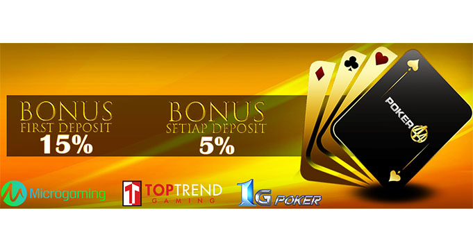bonus deposit poker online
